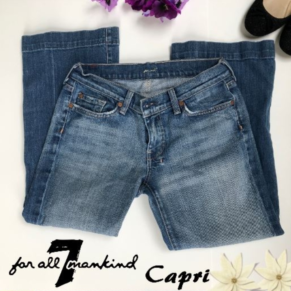 7 for all Mankind Cropped BootCut Jeans